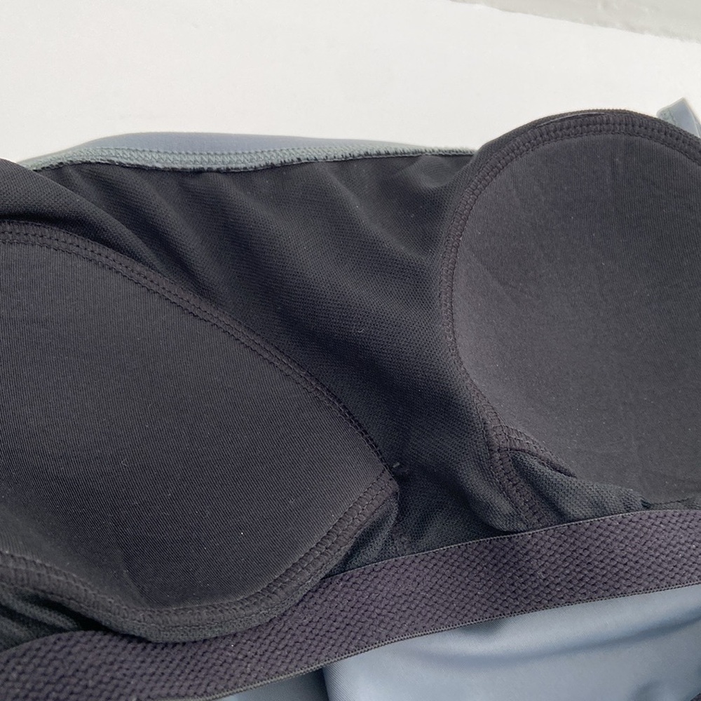 New With Tags Womens Grey Two-Piece Tankini Bathing Suit Size M - Picture 9 of 11